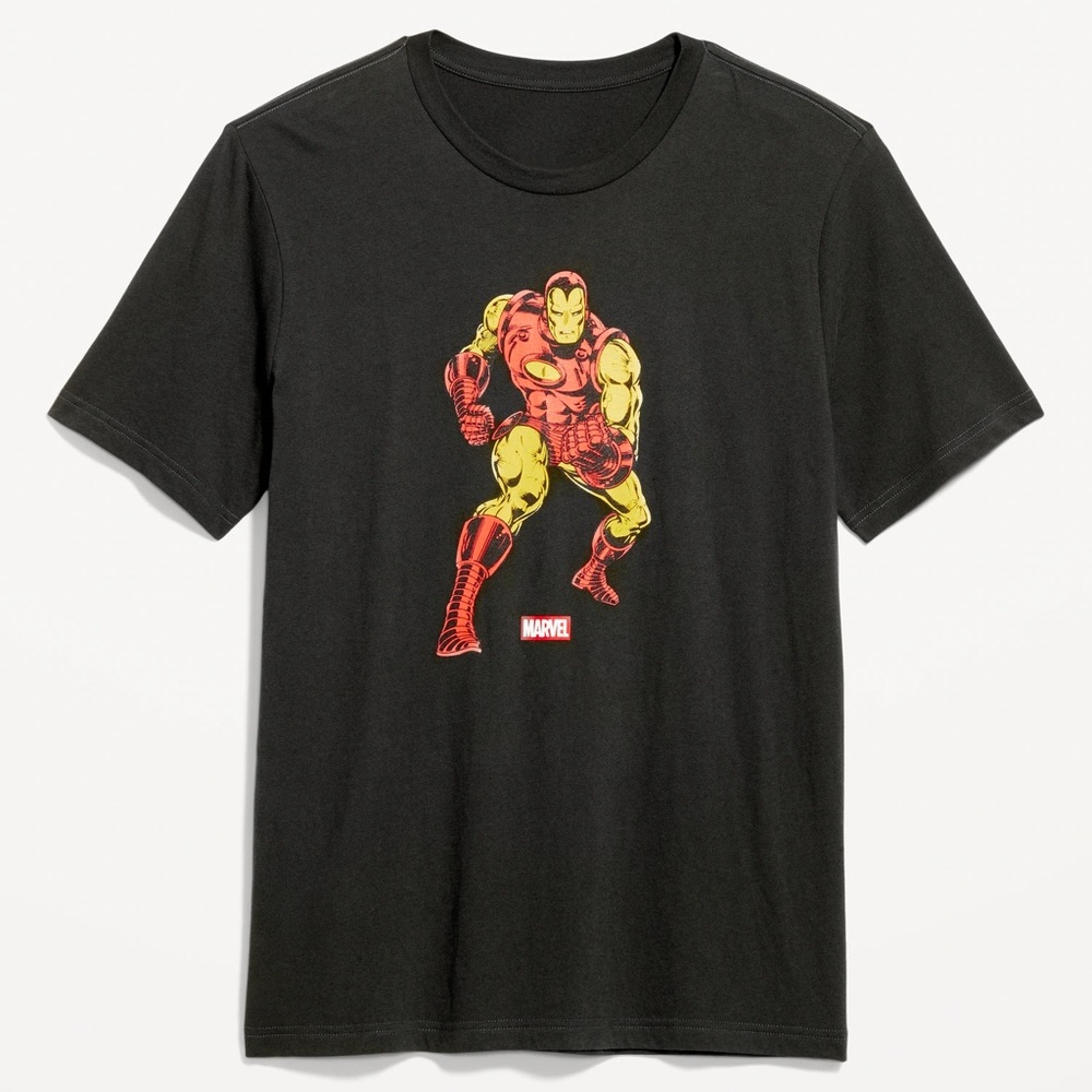 Marvel Iron Man Graphic Tee - Black